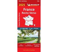 Carte routière n° 722 - France (recto-verso) 2025 | Michelin