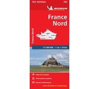 Michelin – Carte Nationale France Nord – Échelle 1/1 000 000 – Broché