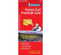 Carte routière n° 725 - France Sud - VERSION MURALE ET PLASTIFIEE | Michelin