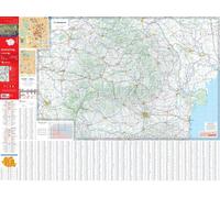 Carte routière n° 738 - Roumanie - VERSION MURALE ET PLASTIFIEE | Michelin