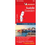 Carte routière n° 753 - Suède | Michelin