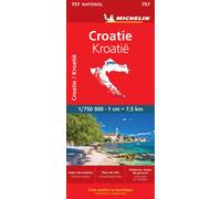 Carte routière n° 757 - Croatie | Michelin