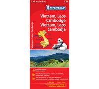 Carte routière n° 770 - Vietnam , Laos, Cambodge | Michelin
