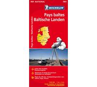 Carte routière n° 781 - Pays Baltes | Michelin