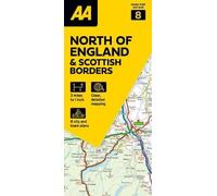 Carte routière n° 8 - Angleterre Nord & Ecosse Sud | AA Publishing