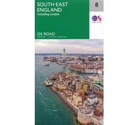 Carte routière n° 8 - Sud-est de l'Angleterre & Londres | Ordnance Survey - Road