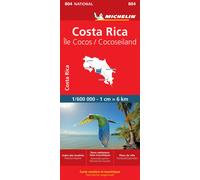 Carte routière n° 804 - Costa Rica | Michelin