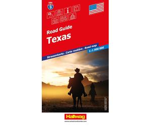 Carte routière n° 9 - Texas | Hallwag - 2026