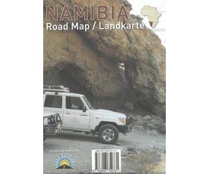 Carte routière - Namibie | Huber