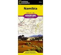 Carte routière - Namibie | National Geographic