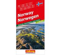 Carte routière - Norvège | Hallwag