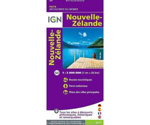 Carte routière - Nouvelle Zélande | IGN