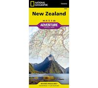 Carte routière - Nouvelle Zélande | National Geographic