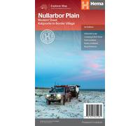 Carte routière - Nullarbor Plain - Ouest : Kalgoorlie to Border Village (Australie Méridionale) | Hema Maps