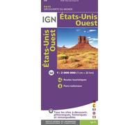 Carte routière - Ouest des USA | IGN