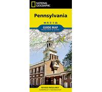 National Geographic – Pennsylvanie – Carte routière et guide