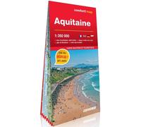 Carte routière plastifiée - Aquitaine | Express Map