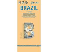 Carte routière plastifiée - Brésil | Borch Maps