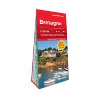 Carte routière plastifiée - Bretagne | Express Map