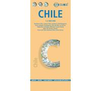 Carte routière plastifiée - Chili | Borch Maps