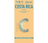 Carte routière plastifiée - Costa Rica | Borch Maps