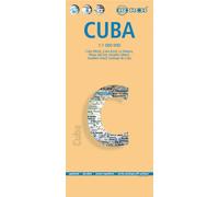 Carte routière plastifiée - Cuba | Borch Maps