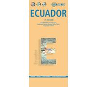 Carte routière plastifiée - Equateur et Galapagos | Borch Maps