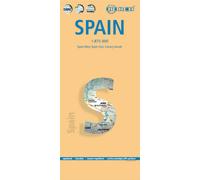 Carte routière plastifiée - Espagne | Borch Maps