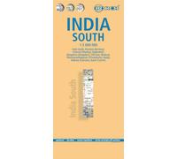 Carte routière plastifiée - Inde Sud | Borch Maps
