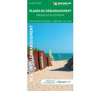 Carte routière plastifiée - Plages du débarquement, Presqu'ile du Cotentin | Michelin