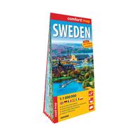 Carte routière plastifiée - Suède | Express Map