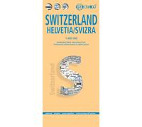 Carte routière plastifiée - Suisse | Borch Maps