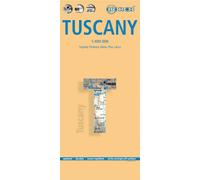 Carte routière plastifiée - Toscane | Borch Maps
