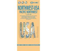 Carte routière plastifiée - USA Nord-Ouest | Borch Maps
