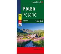 Carte routière - Pologne au 1/500,000 | Freytag & Berndt