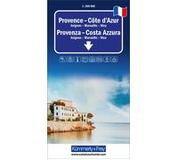 Carte routière - Provence, Côte d'Azur (Avignon, Marseille, Nice) | Kümmerly & Frey