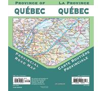 Carte routière provinciale du Québec | GM Johnson