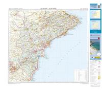 Carte routière provinciale n° 03 - Alicante (Communauté Valencienne, Espagne) | CNIG