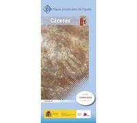 Carte routière provinciale n° 11 - Cáceres (Estrémadure, Espagne) | CNIG
