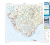 Carte routière provinciale n° 12 - Cadiz (Andalousie) | CNIG