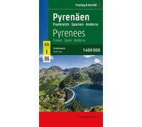 Carte routière - Pyrénées (France, Espagne, Andorre) | Freytag & Berndt