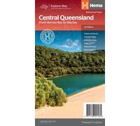 Carte routière - Queensland Central (Australie) | Hema Maps