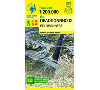 Carte routière R2 - Péloponnèse (Grèce) | Anavasi