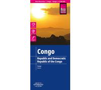 Carte routière - République du Congo & République Démocratique du Congo | Reise Know How