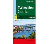 Carte routière - République Tchèque au 1/250 000 | Freytag & Berndt
