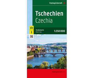 Carte routière - République Tchèque au 1/250 000 | Freytag & Berndt