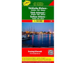 Carte routière - Riviera Turque (Antalya, Side, Alanya) | Freytag & Berndt