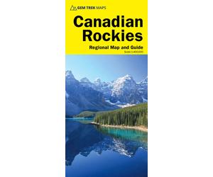 Carte routière - Rocheuses Canadiennes | Gem Trek