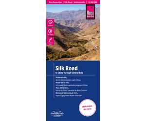 Carte routière - Route de la Soie, à travers l'Asie centrale jusqu'en Chine | Reise Know How