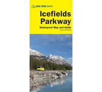 Carte routière - Route des Glaciers (PN Banff et Jasper, Alberta) | Gem Trek